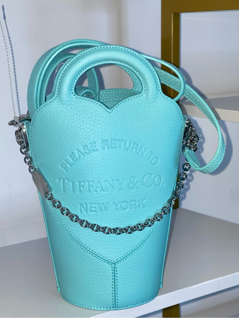 Tiffany & Co. Return to Tiffany blue heart-shaped bucket bag